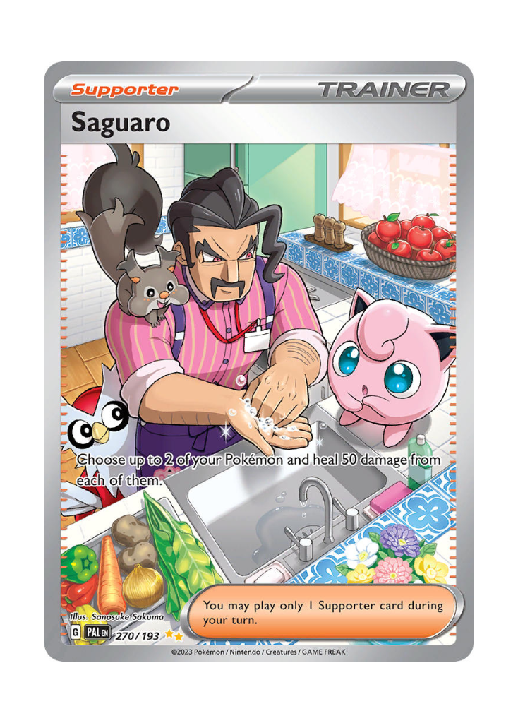 Paldea Evolved: Saguaro Special Illustration Rare - 270/193