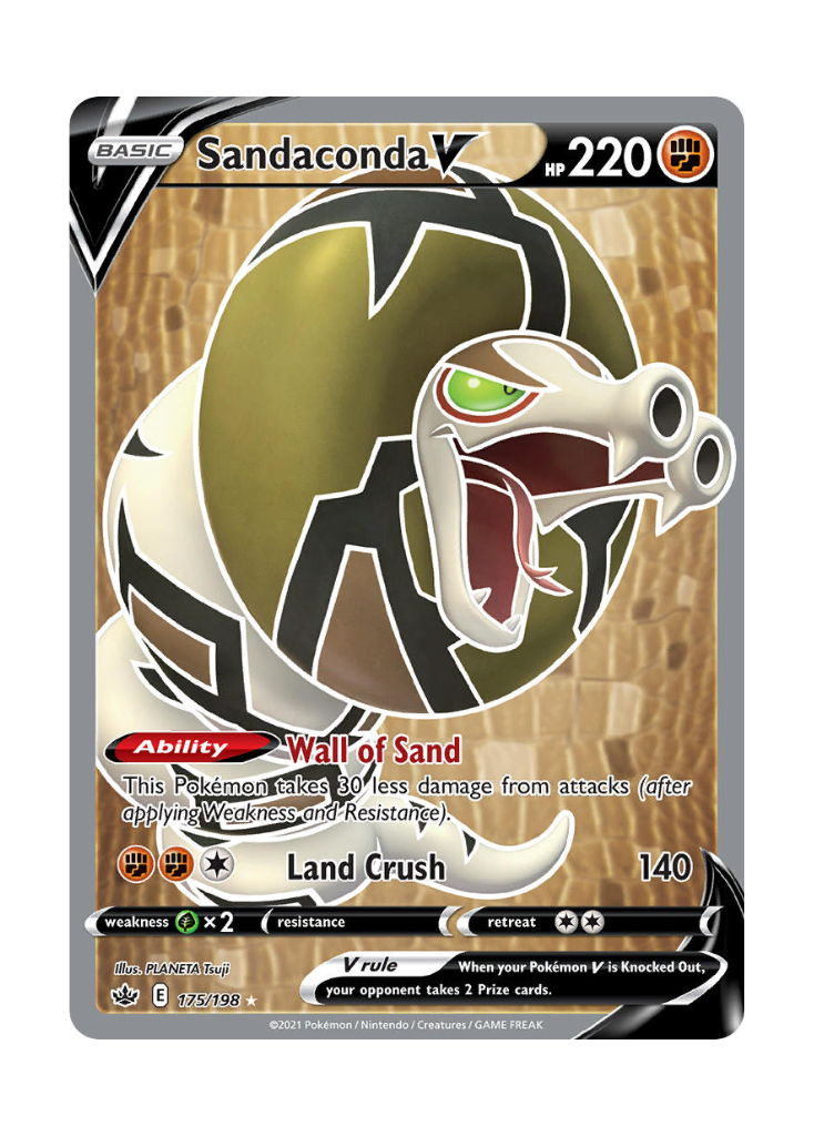 Chilling Reign: Sandaconda V Full Art - 175/198