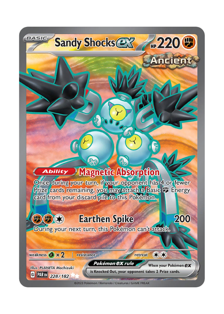 Paradox Rift: Sandy Shocks ex Full Art - 228/182