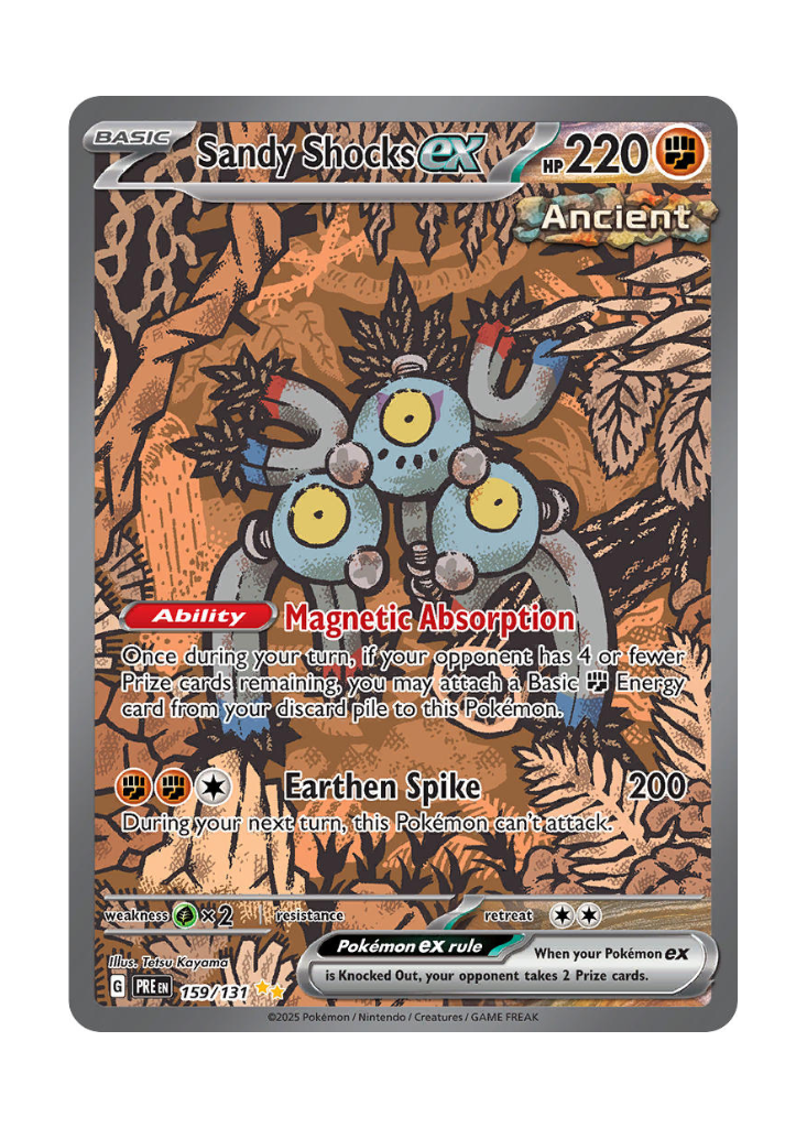 Prismatic Evolutions: Sandy Shocks ex Special Illustration Rare - 159/131