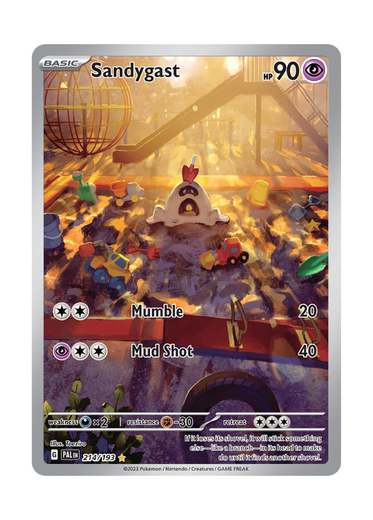 Paldea Evolved: Sandygast Illustration Rare - 214/193