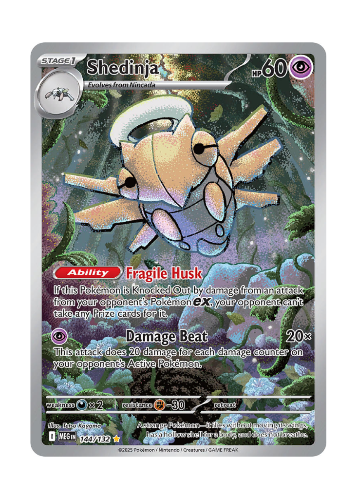 tetsu kayama pokemon cards Mega Evolution: Shedinja Illustration Rare