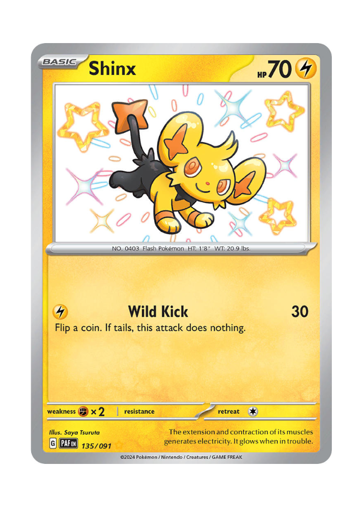 Paldean Fates: Shinx Shiny Rare - 135/091