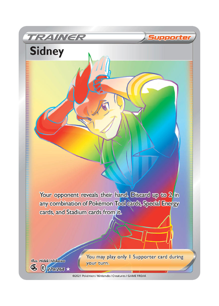 Fusion Strike: Sidney Rainbow Rare - 279/264 ATP Gaming LLC Fusion Strike: Sidney Rainbow Rare - 279/264 ATP Gaming LLC