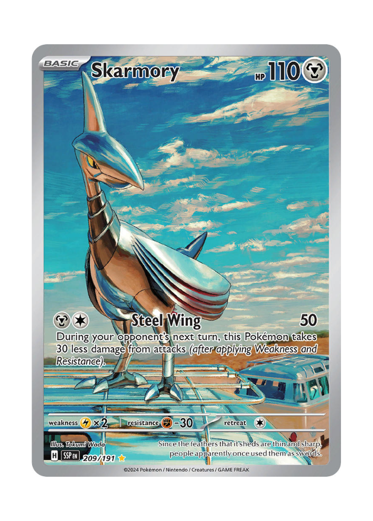 Surging Sparks: Skarmory Illustration Rare - 209/191