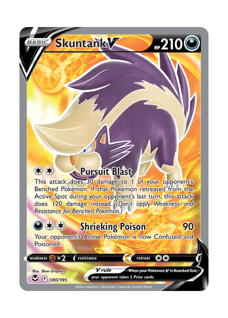 Silver Tempest: Skuntank V Full Art - 180/195