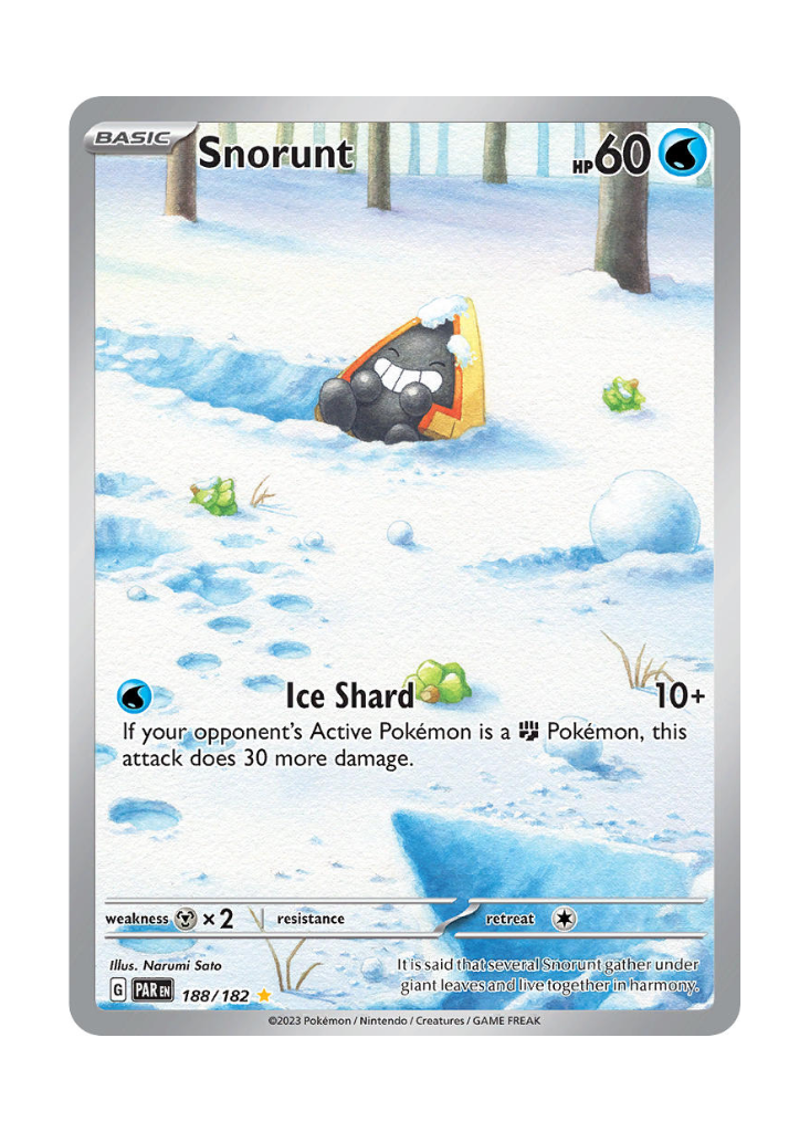 Paradox Rift: Snorunt Illustration Rare - 188/182
