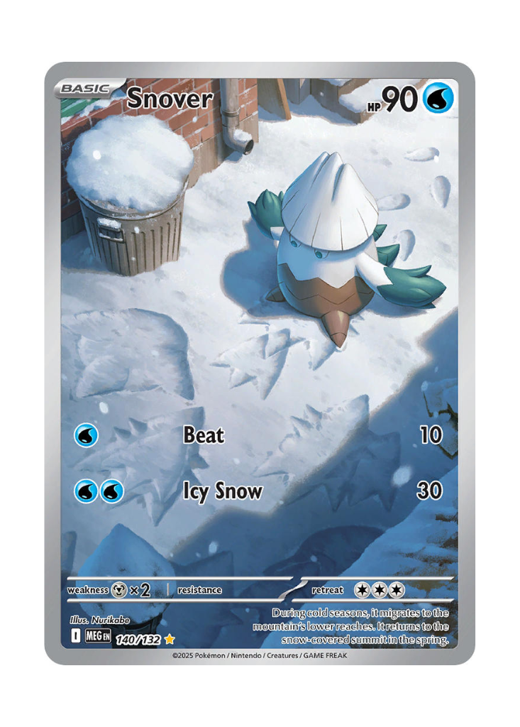 Mega Evolution: Snover Illustration Rare - 140/132