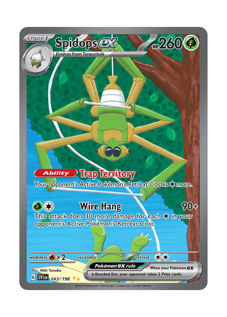 Scarlet & Violet: Spidops ex Special Illustration Rare - 243/198