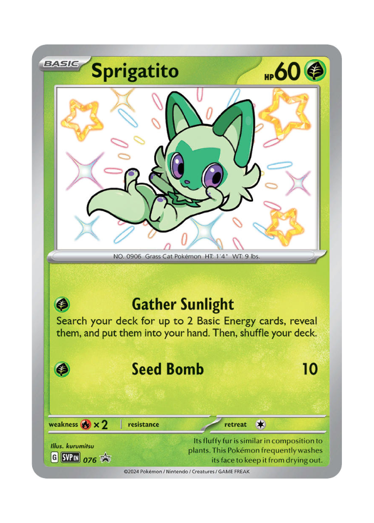 Scarlet & Violet Promos: Sprigatito - 076