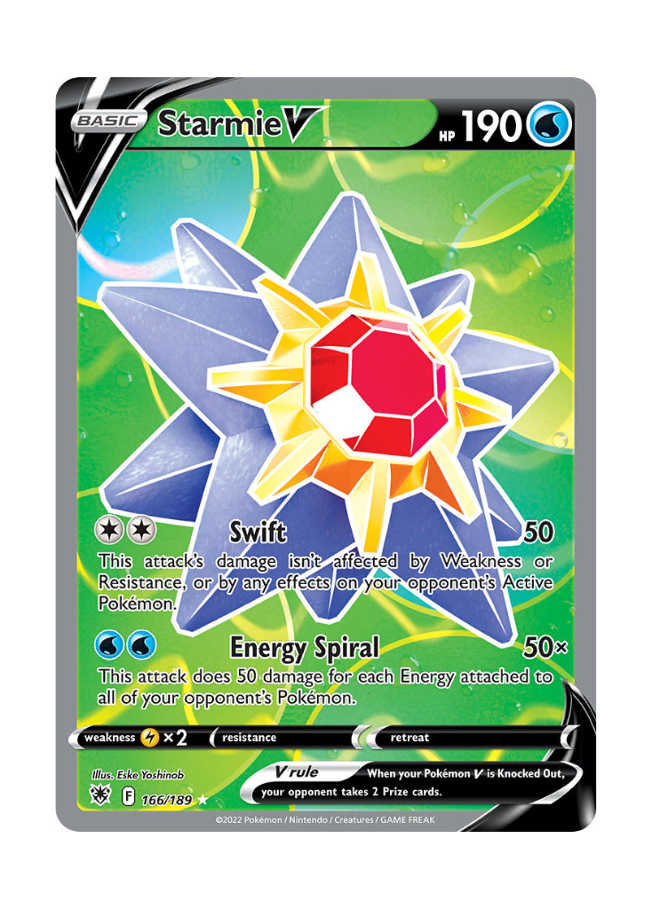 Astral Radiance: Starmie V Full Art - 166/189