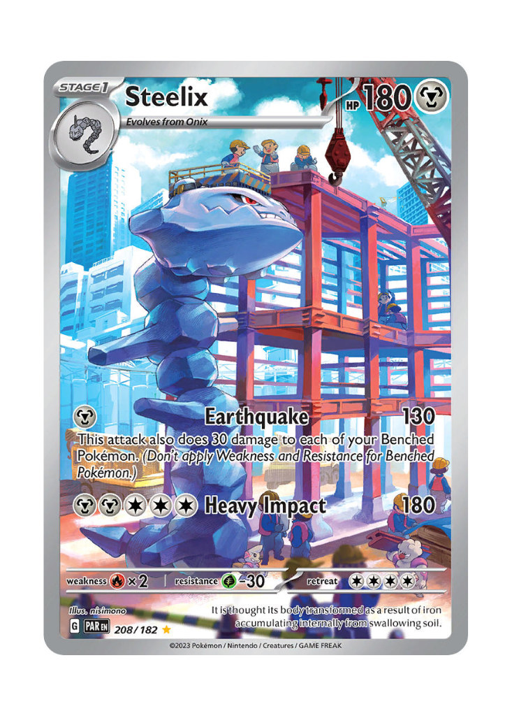 Paradox Rift: Steelix Illustration Rare - 208/182