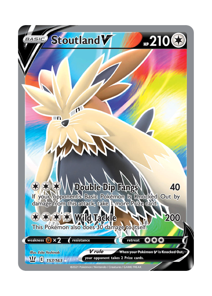 Battle Styles: Stoutland V Full Art - 157/163