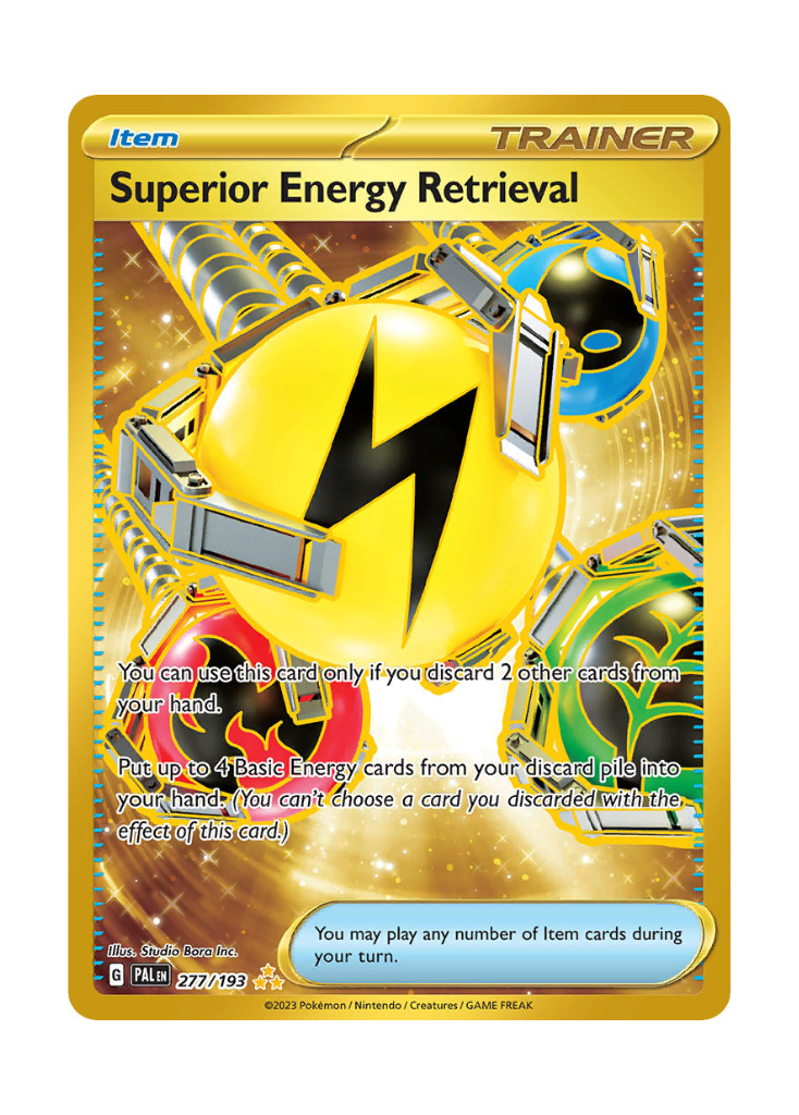 Paldea Evolved: Superior Energy Retrieval Hyper Rare - 277/193