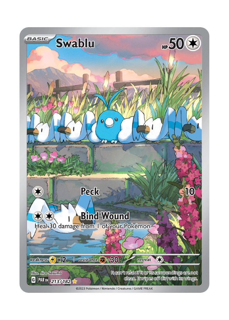 Paradox Rift: Swablu Illustration Rare - 213/182