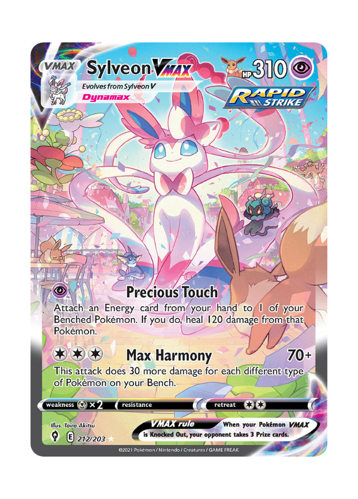 Evolving Skies: Sylveon VMAX Alternate Art Secret Rare - 212/203