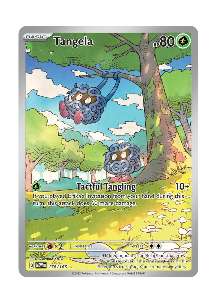 Scarlet & Violet 151: Tangela Illustration Rare - 178/165