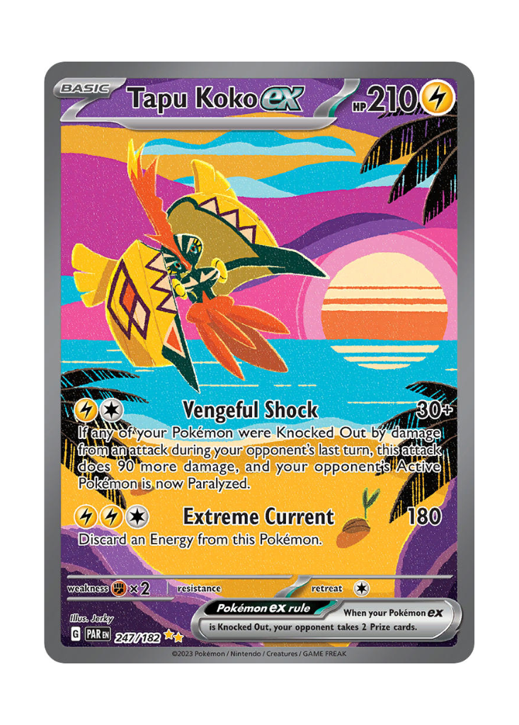 Paradox Rift: Tapu Koko ex Special Illustration Rare - 247/182