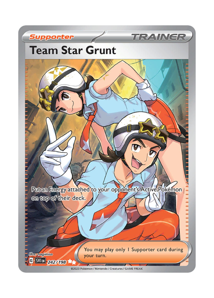 Scarlet & Violet: Team Star Grunt Full Art - 242/198
