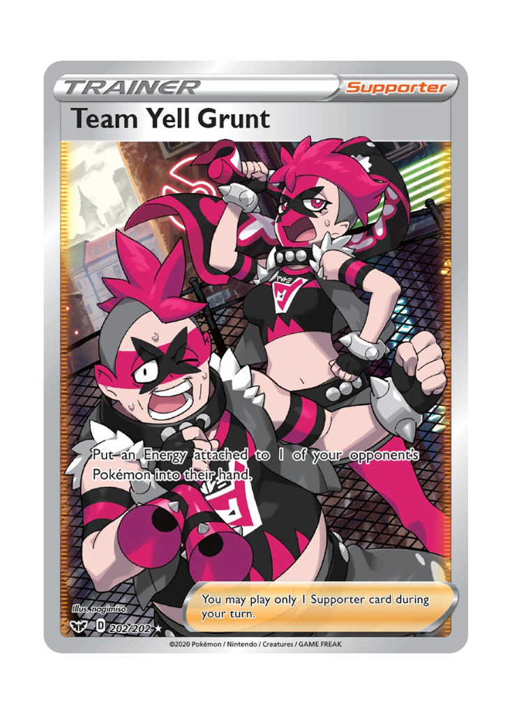Sword & Shield: Team Yell Grunt Full Art - 202/202
