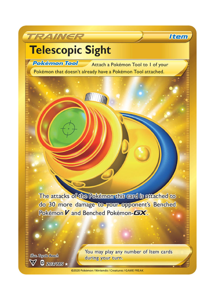 Vivid Voltage: Telescopic Sight Secret Rare - 203/185