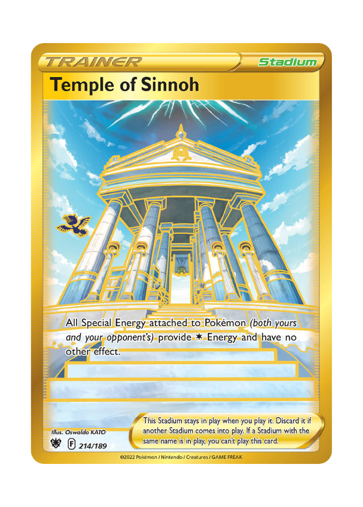 Astral Radiance: Temple of Sinnoh Secret Rare - 214/189
