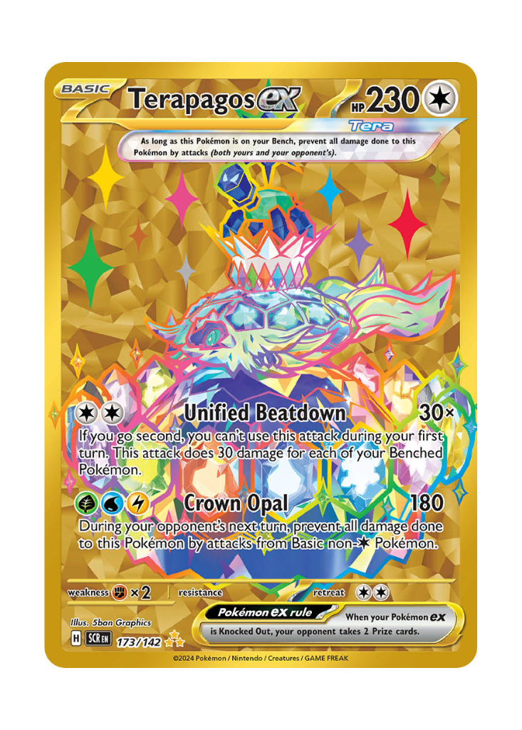Stellar Crown: Terapagos ex Hyper Rare - 173/142