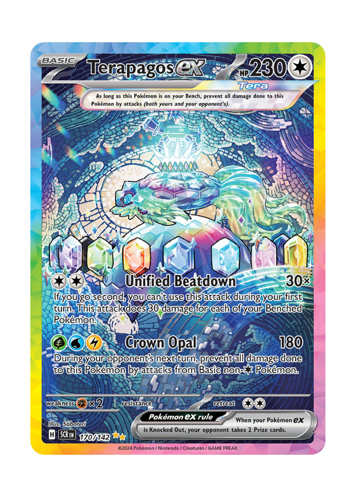 Stellar Crown: Terapagos ex Special Illustration Rare - 170/142