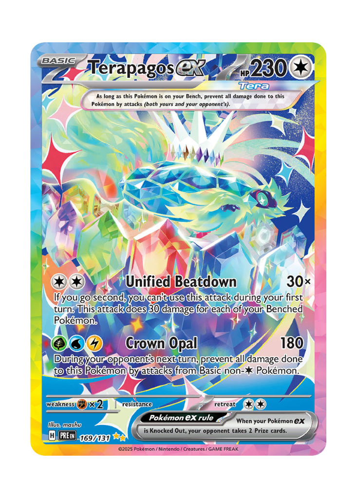 Prismatic Evolutions: Terapagos ex Special Illustration Rare - 169/131