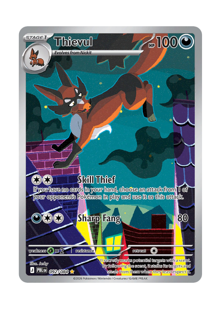 Pitch Black: Thievul Illustration Rare - 092/084