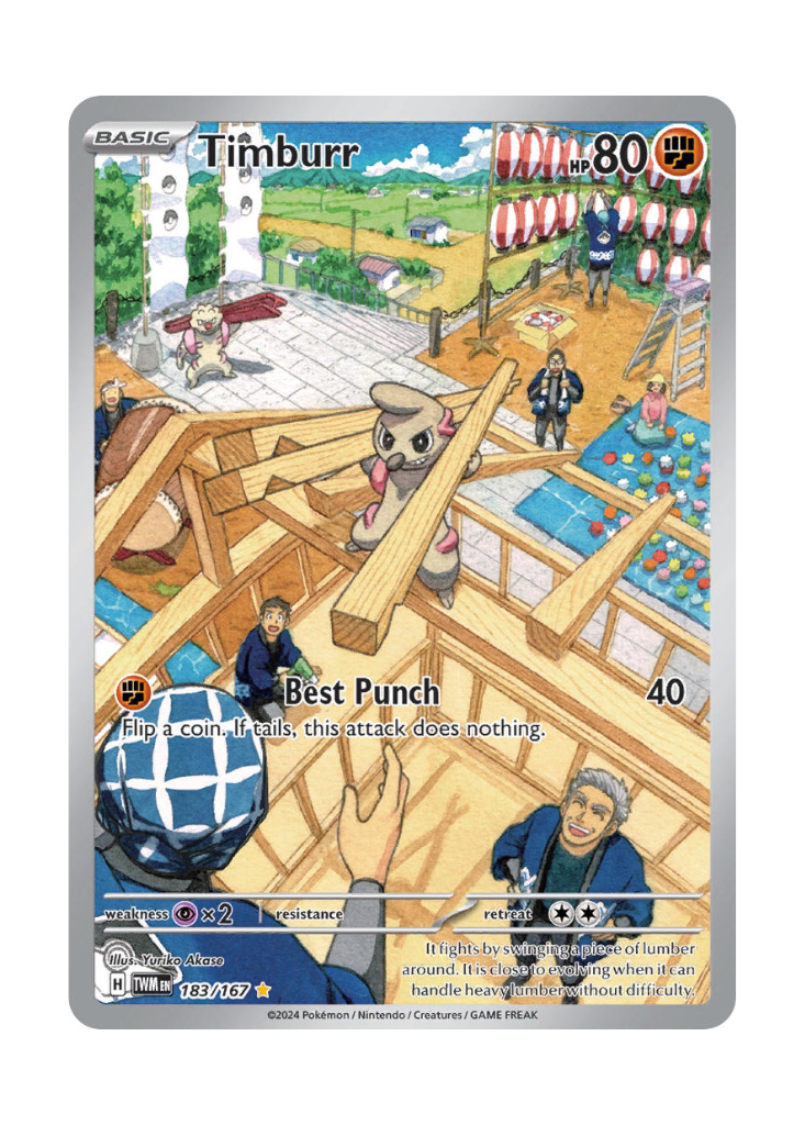 Twilight Masquerade: Timburr Illustration Rare - 183/167