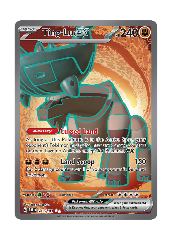 Paldea Evolved: Ting-Lu ex Full Art - 243/193