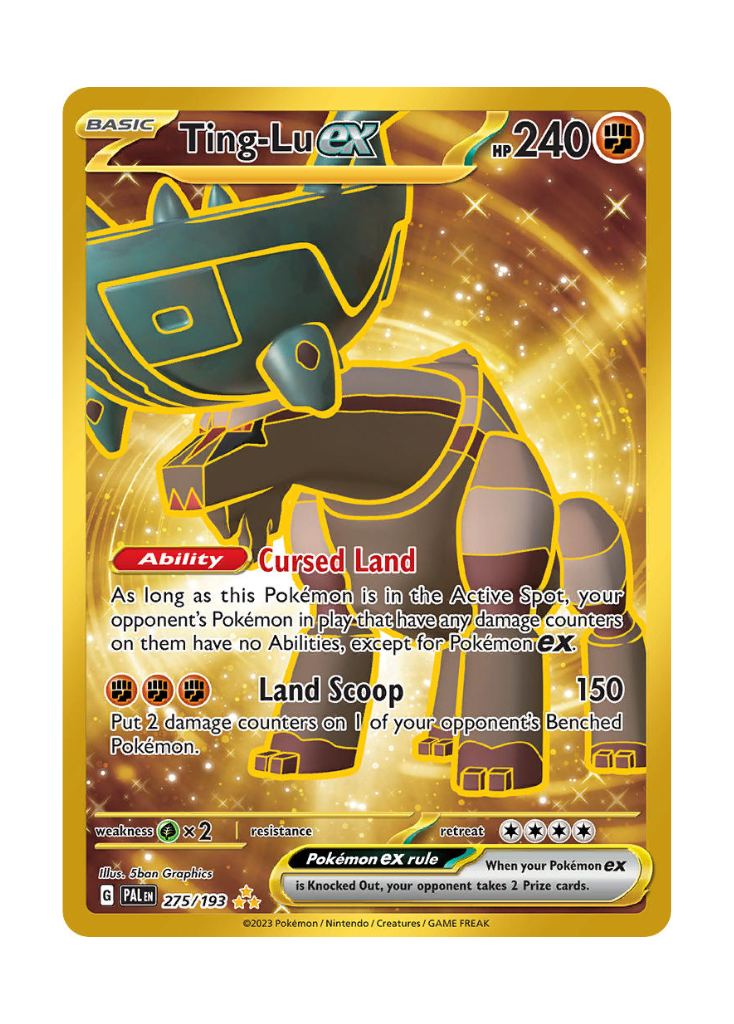 Paldea Evolved: Ting-Lu ex Hyper Rare - 275/193