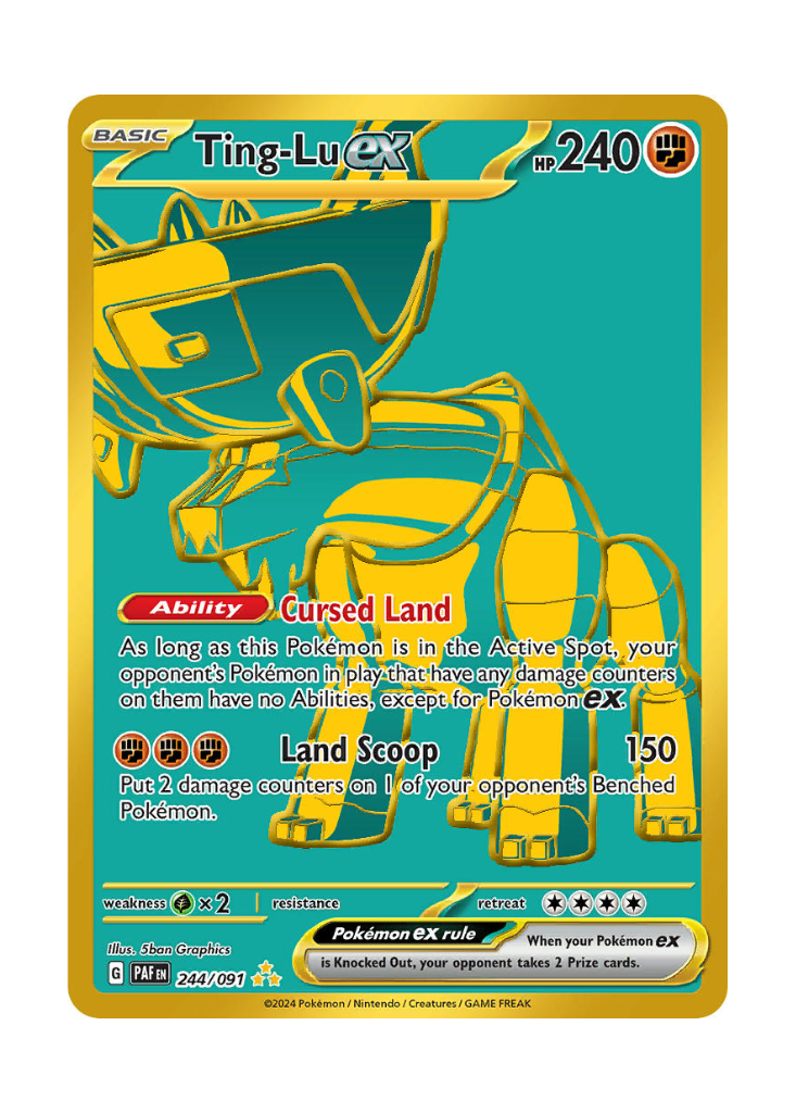 Paldean Fates: Ting-Lu ex Hyper Rare - 244/091
