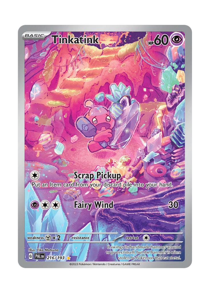 Paldea Evolved: Tinkatink Illustration Rare - 216/193