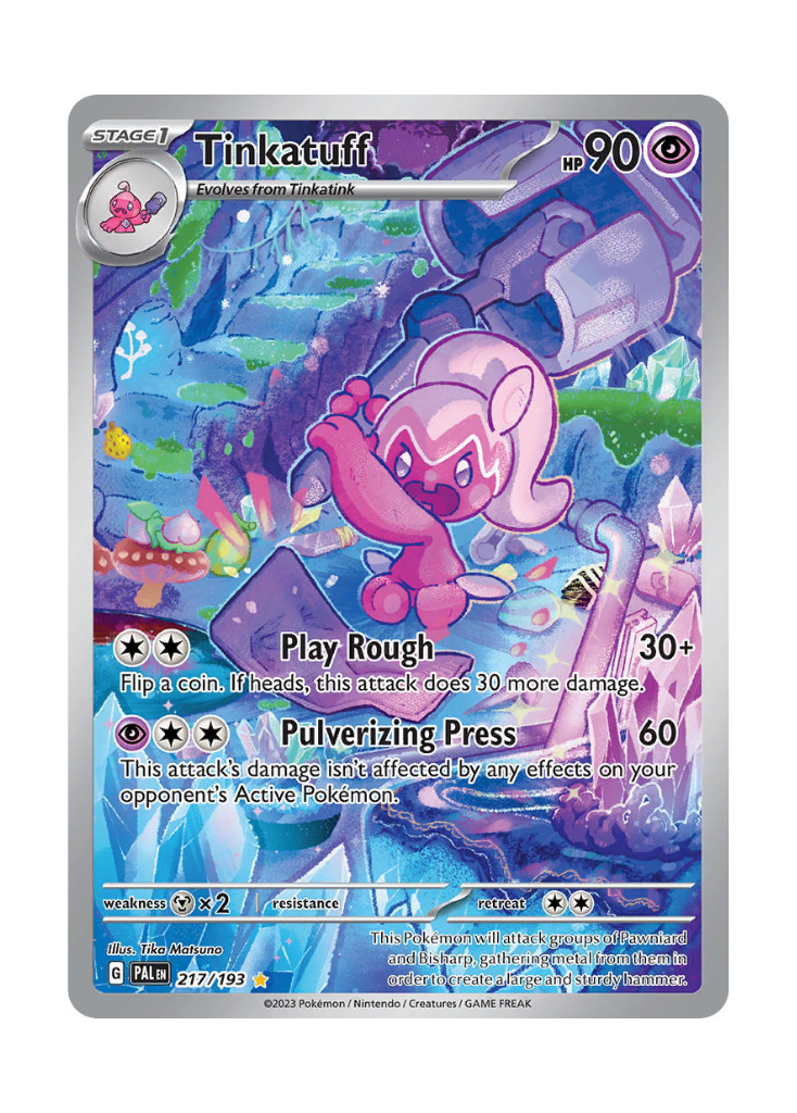 Paldea Evolved: Tinkatuff Illustration Rare - 217/193