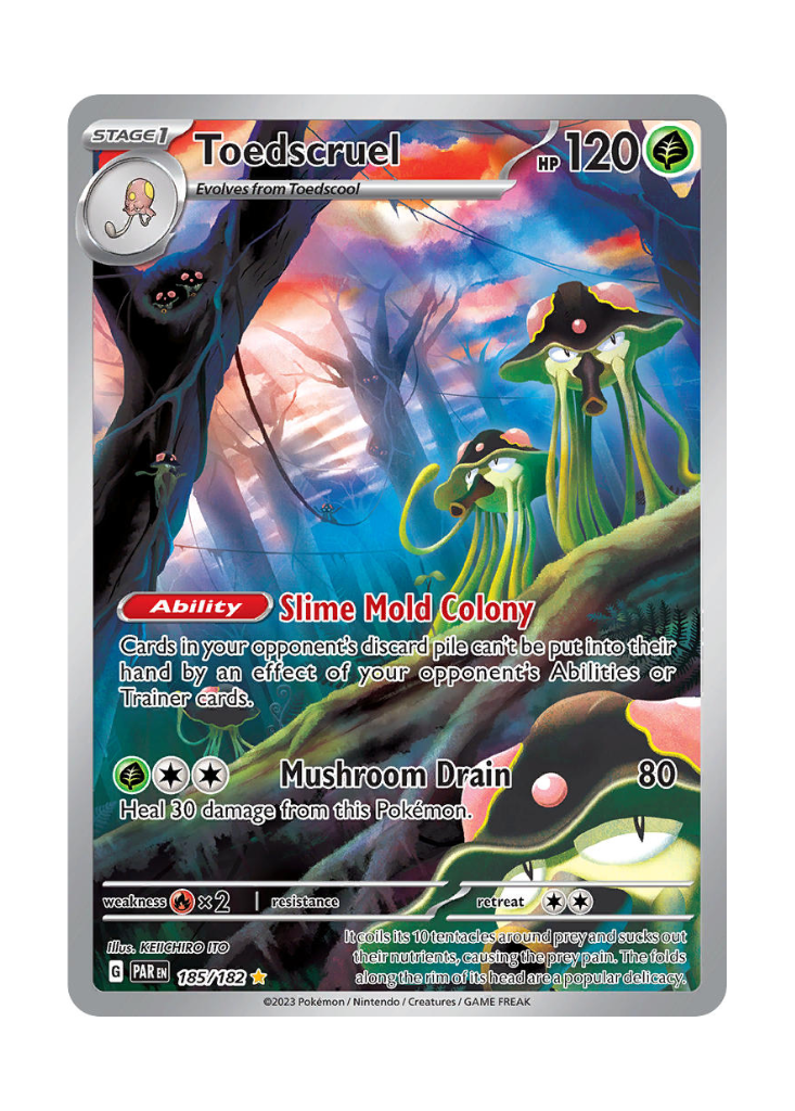 Paradox Rift: Toedscruel Illustration Rare - 185/182