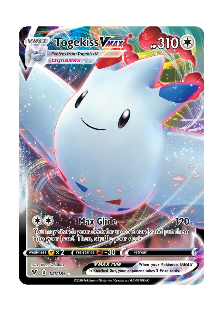 Vivid Voltage: Togekiss VMAX Full Art - 141/185