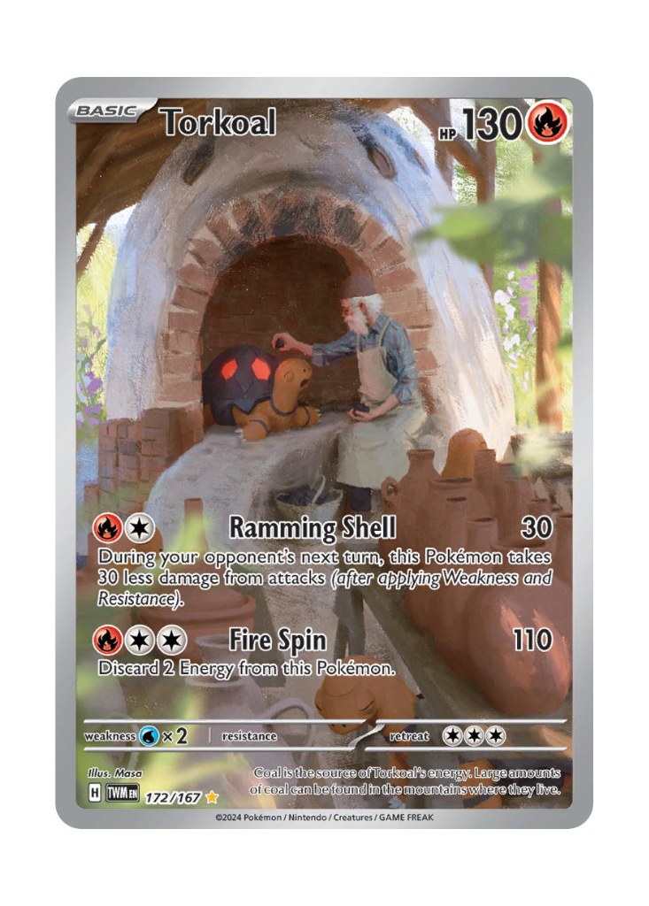 Twilight Masquerade: Torkoal Illustration Rare - 172/167