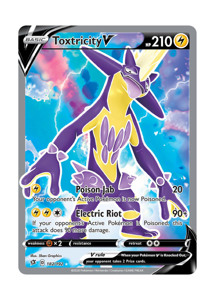 Rebel Clash: Toxtricity V Full Art - 182/192