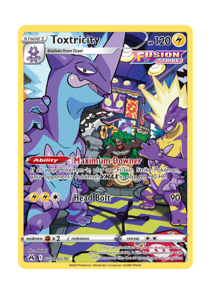 Crown Zenith: Toxtricity Galarian Gallery - GG09/GG70