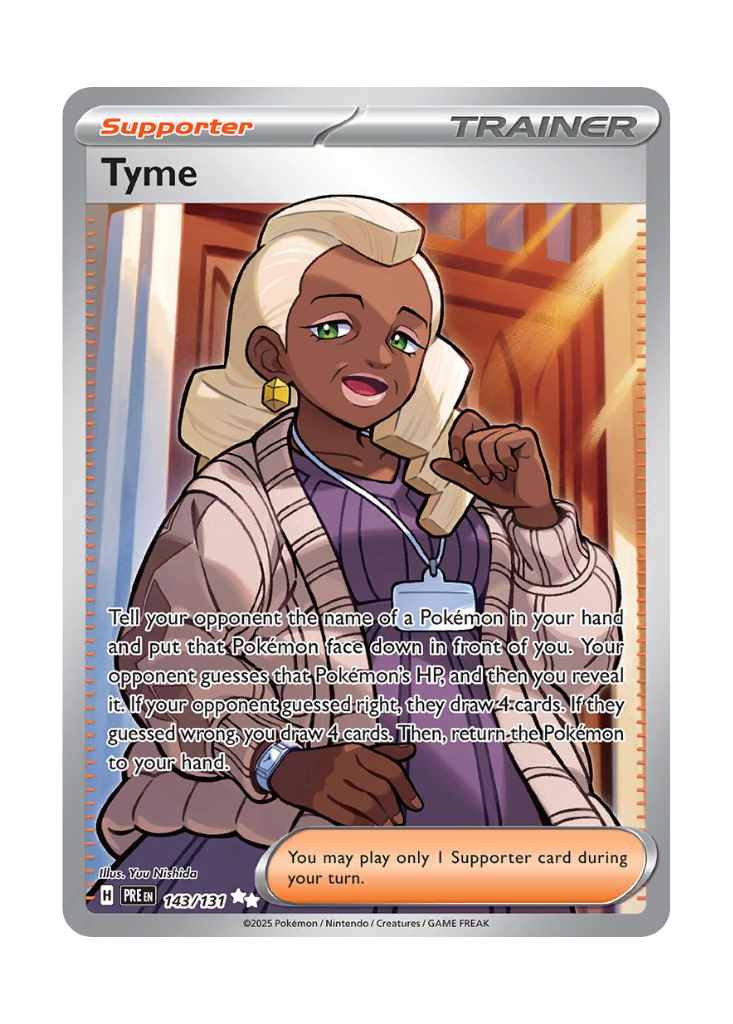 Prismatic Evolutions: Tyme Full Art - 143/131