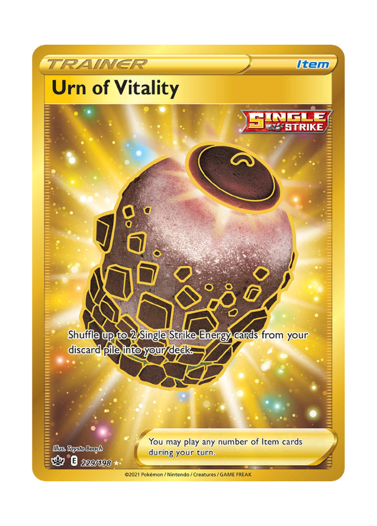 Chilling Reign: Urn of Vitality Secret Rare - 229/198
