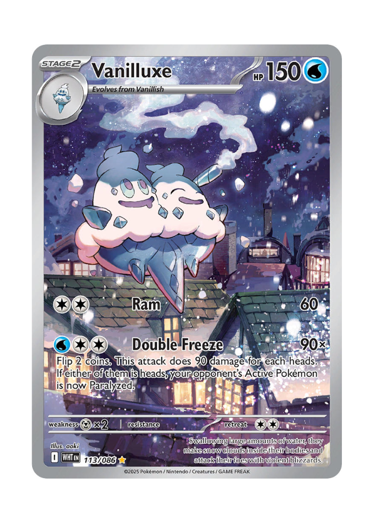White Flare: Vanilluxe Illustration Rare - 113/086