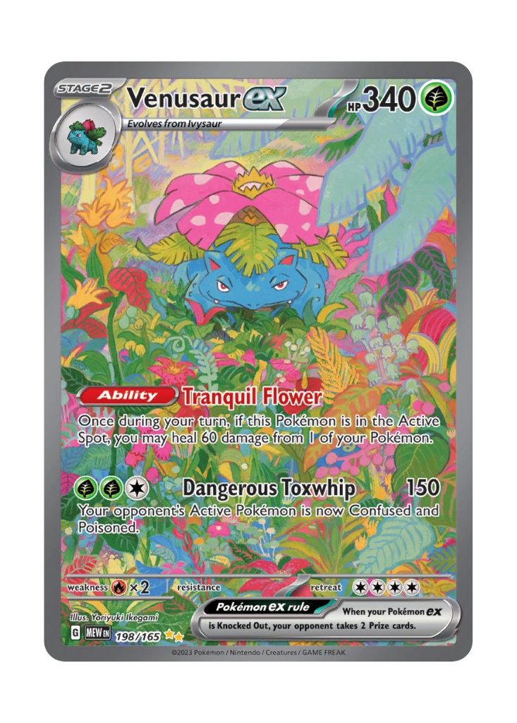 pokemon card venusaur ex Scarlet & Violet 151: Venusaur ex Special Illustration Rare