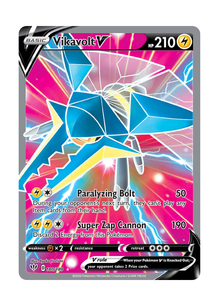 Darkness Ablaze: Vikavolt V Full Art - 180/189