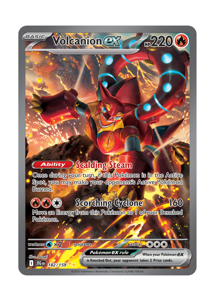 Journey Together: Volcanion ex Special Illustration Rare - 182/159