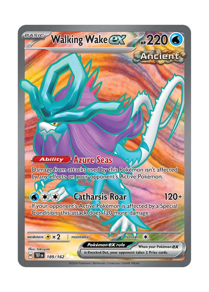 Temporal Forces: Walking Wake ex Full Art - 189/162