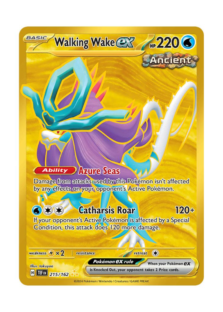 Temporal Forces: Walking Wake ex Hyper Rare - 215/162