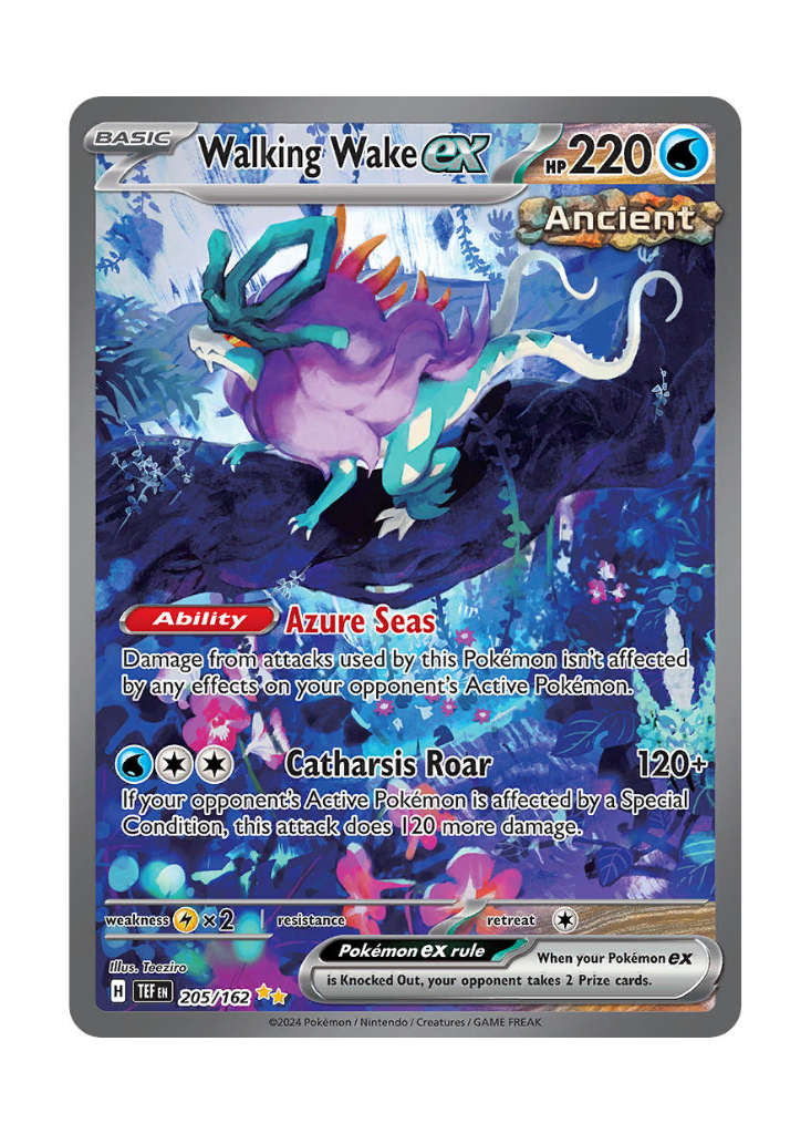 Temporal Forces: Walking Wake ex Special Illustration Rare - 205/162